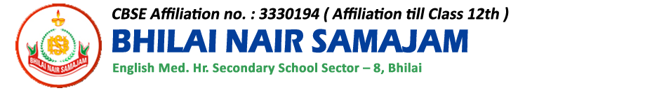 Bhilai Nair Samajam English Med. Hr. Secondary School Sector - 8, Bhilai,Durg